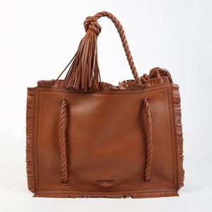 Valentino Garavani Fringe Leather Tote